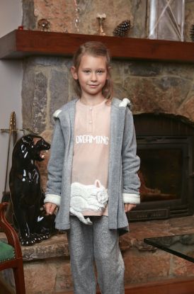 Tina Çocuk Sabahlık Pijama Takımı